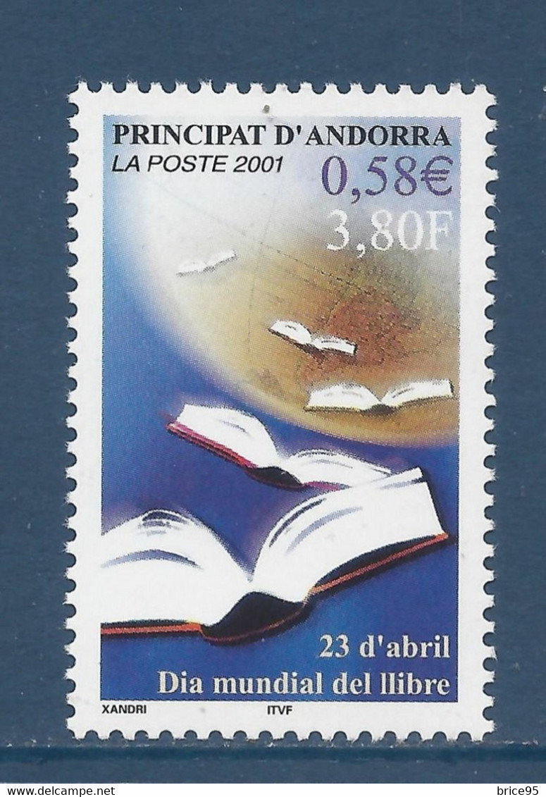 Andorre Français - YT N° 545 ** - Neuf Sans Charnière - 2001 - Unused Stamps