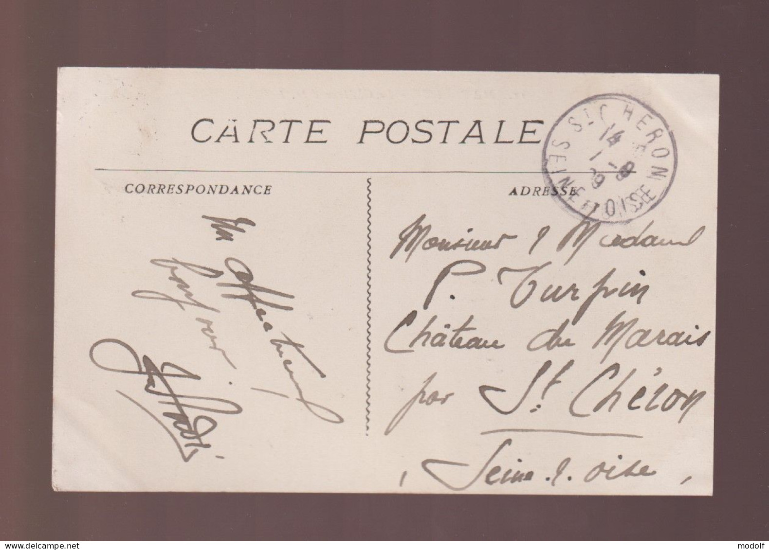 CPA - 13 - Marseille - Le Château D'If - Circulée En 1909 - Castillo De If, Archipiélago De Frioul, Islas...