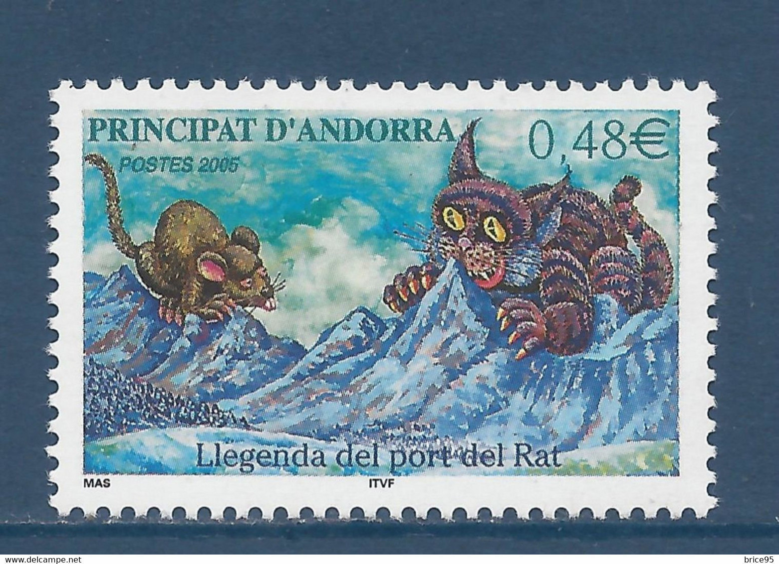 Andorre Français - YT N° 606 ** - Neuf Sans Charnière - 2005 - Unused Stamps