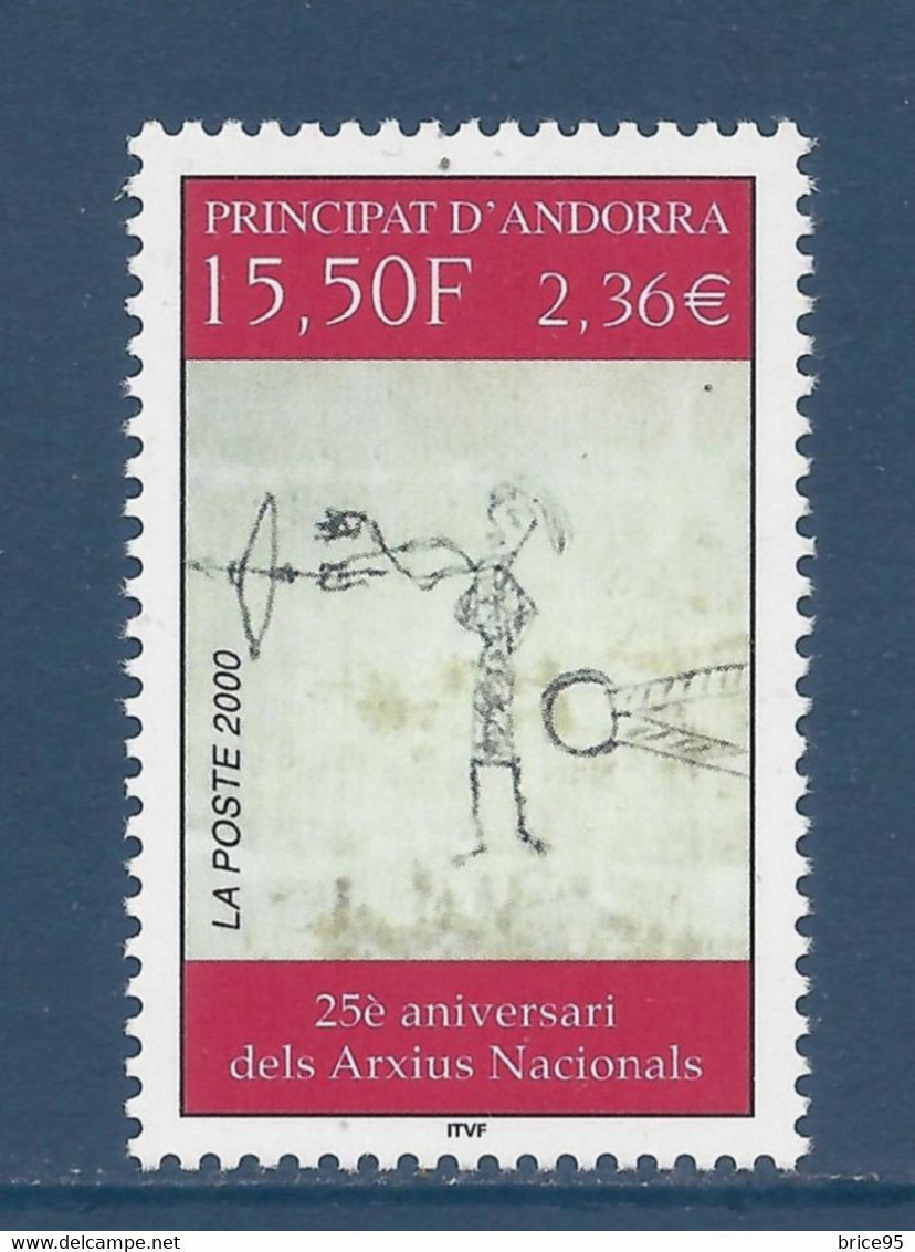 Andorre Français - YT N° 539 ** - Neuf Sans Charnière - 2000 - Neufs