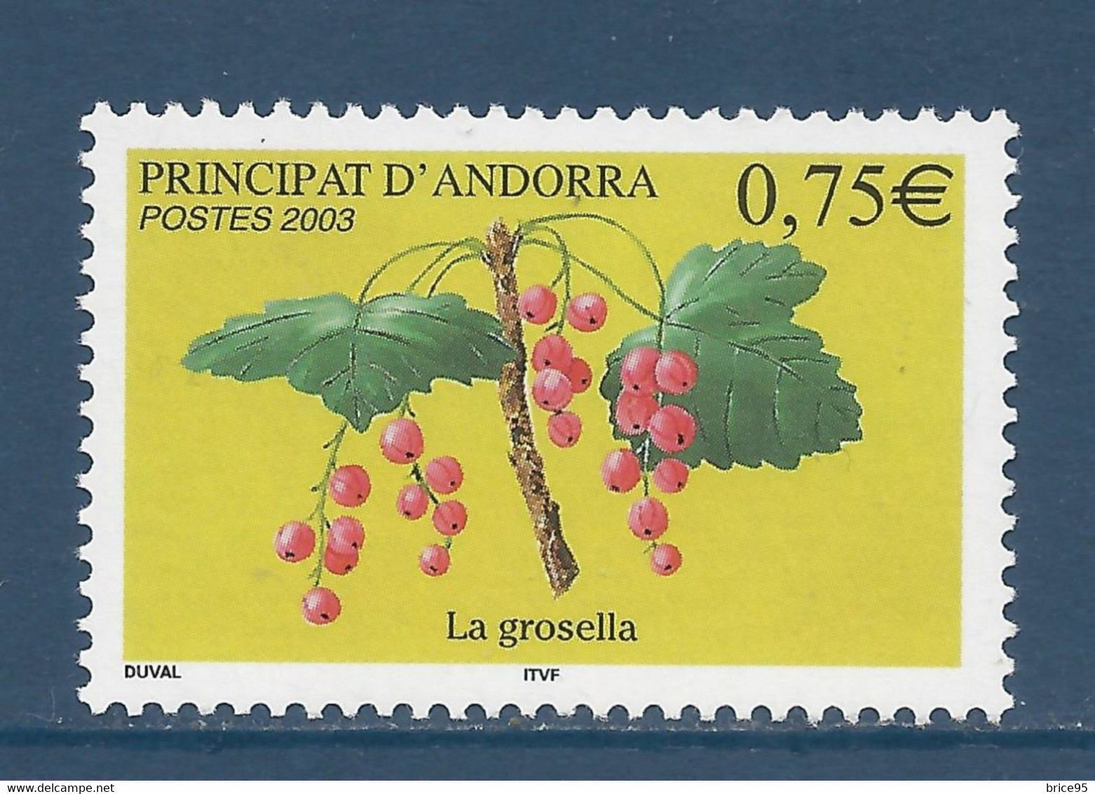 Andorre Français - YT N° 585 ** - Neuf Sans Charnière - 2003 - Nuovi