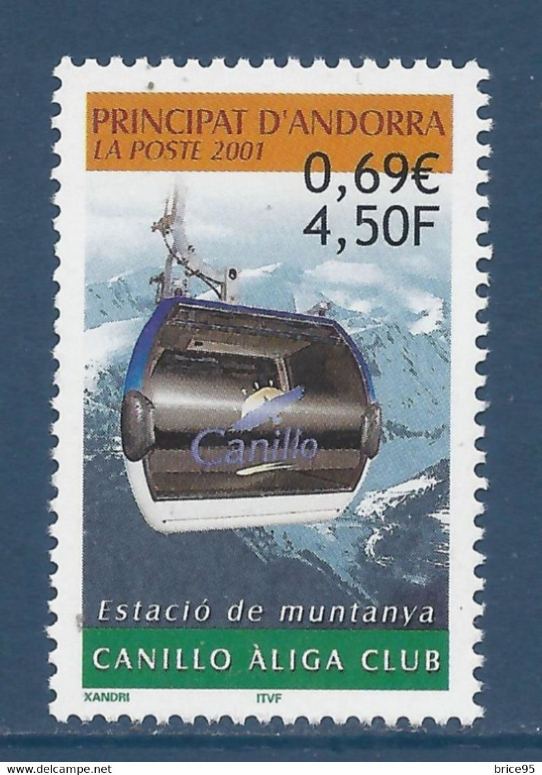 Andorre Français - YT N° 540 ** - Neuf Sans Charnière - 2001 - Nuovi