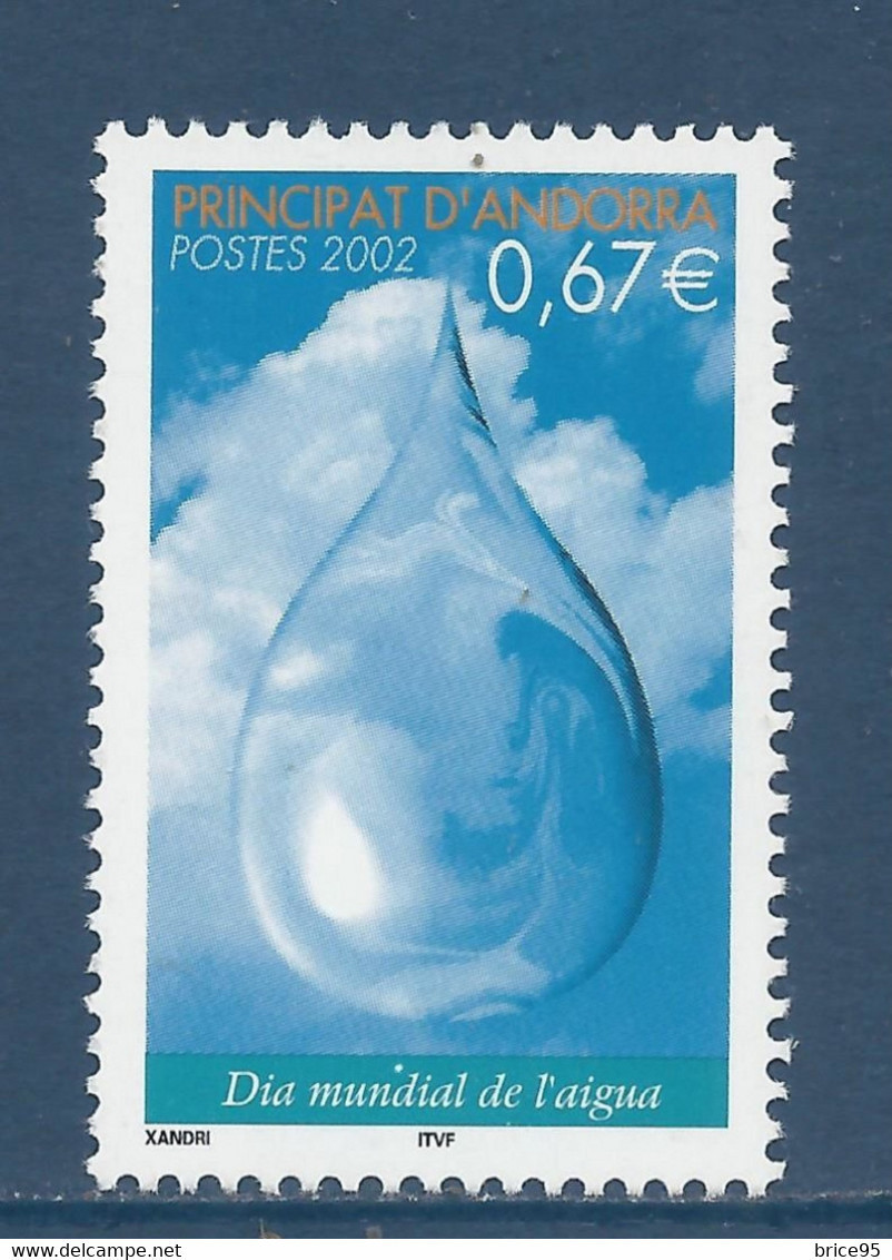 Andorre Français - YT N° 568 ** - Neuf Avec Charnière - 2002 - Neufs