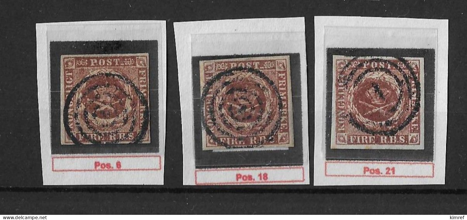 3 Times 4 RBS - Used Stamps