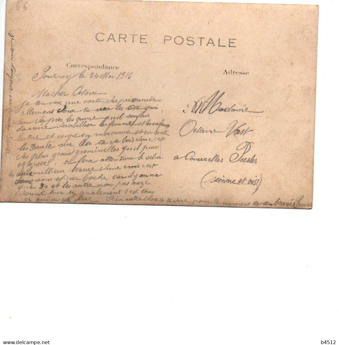 56 PONTIVY Carte Photo Prisonniers De Guerre Allemands 1915 - Pontivy