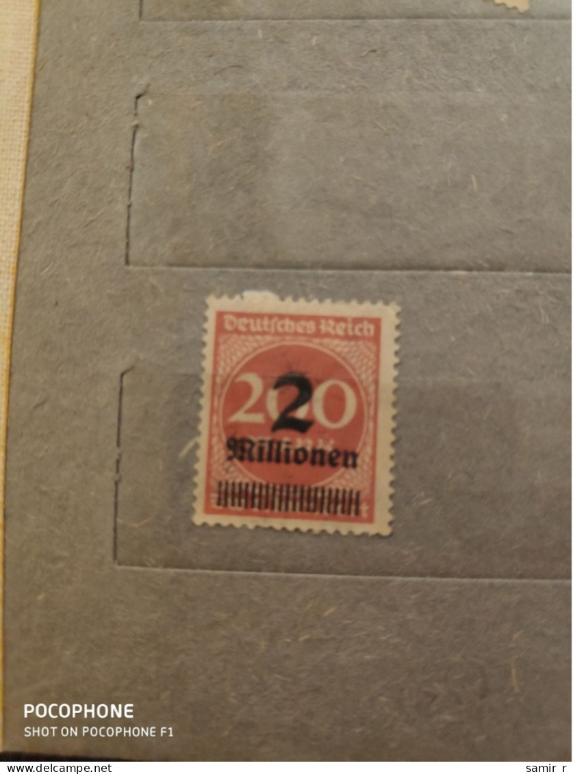 Germany	Reich 2 M  (F96) - Used Stamps