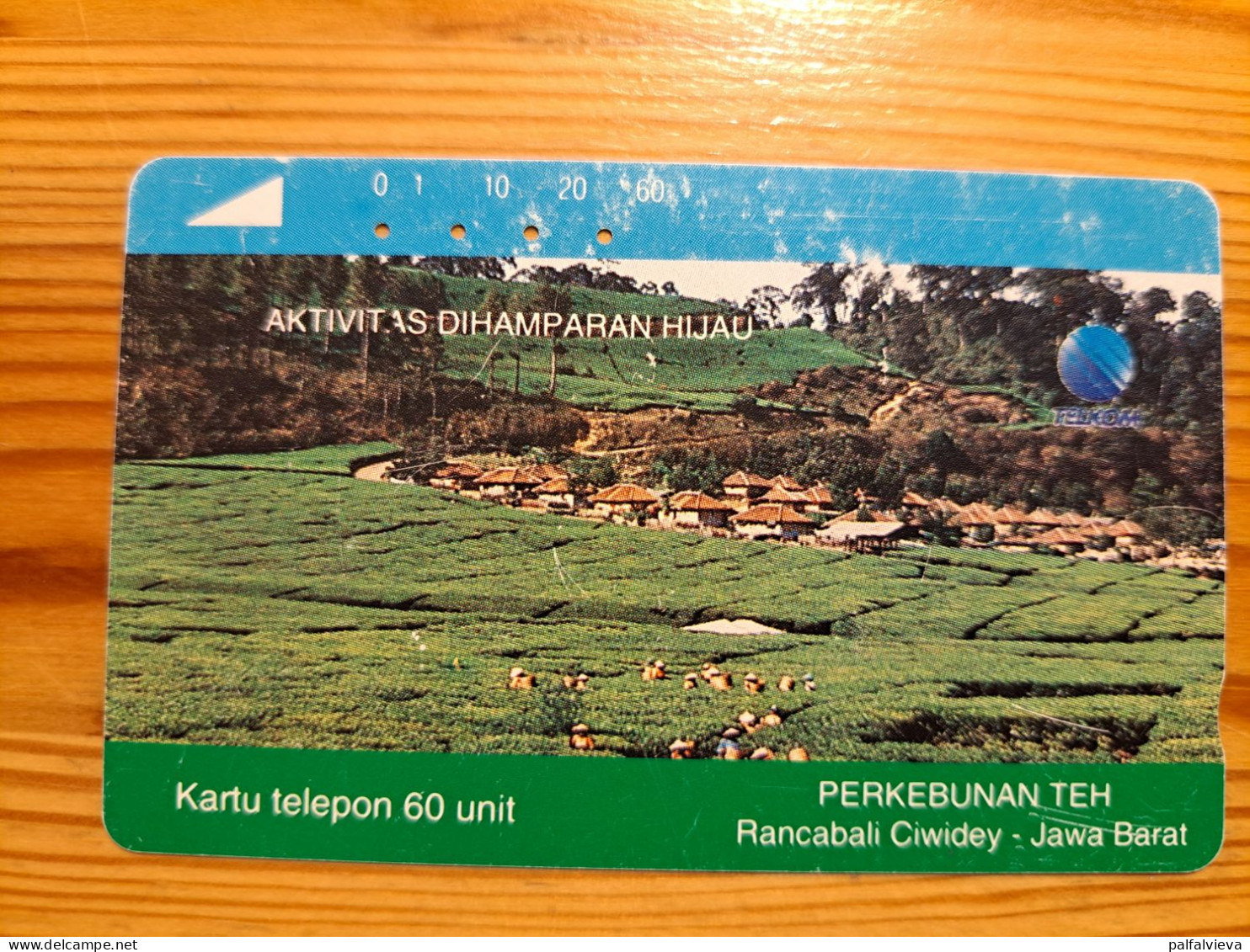 Phonecard Indonesia - Perkebunan Teh - Indonesië