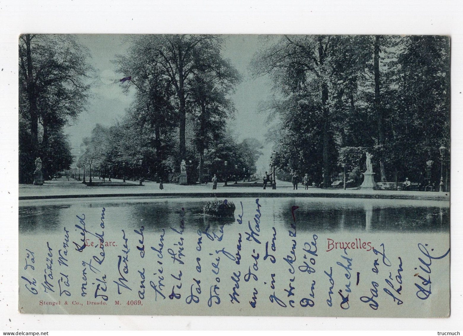 449 - BRUXELLES - La Parc *1898* - Parks, Gärten
