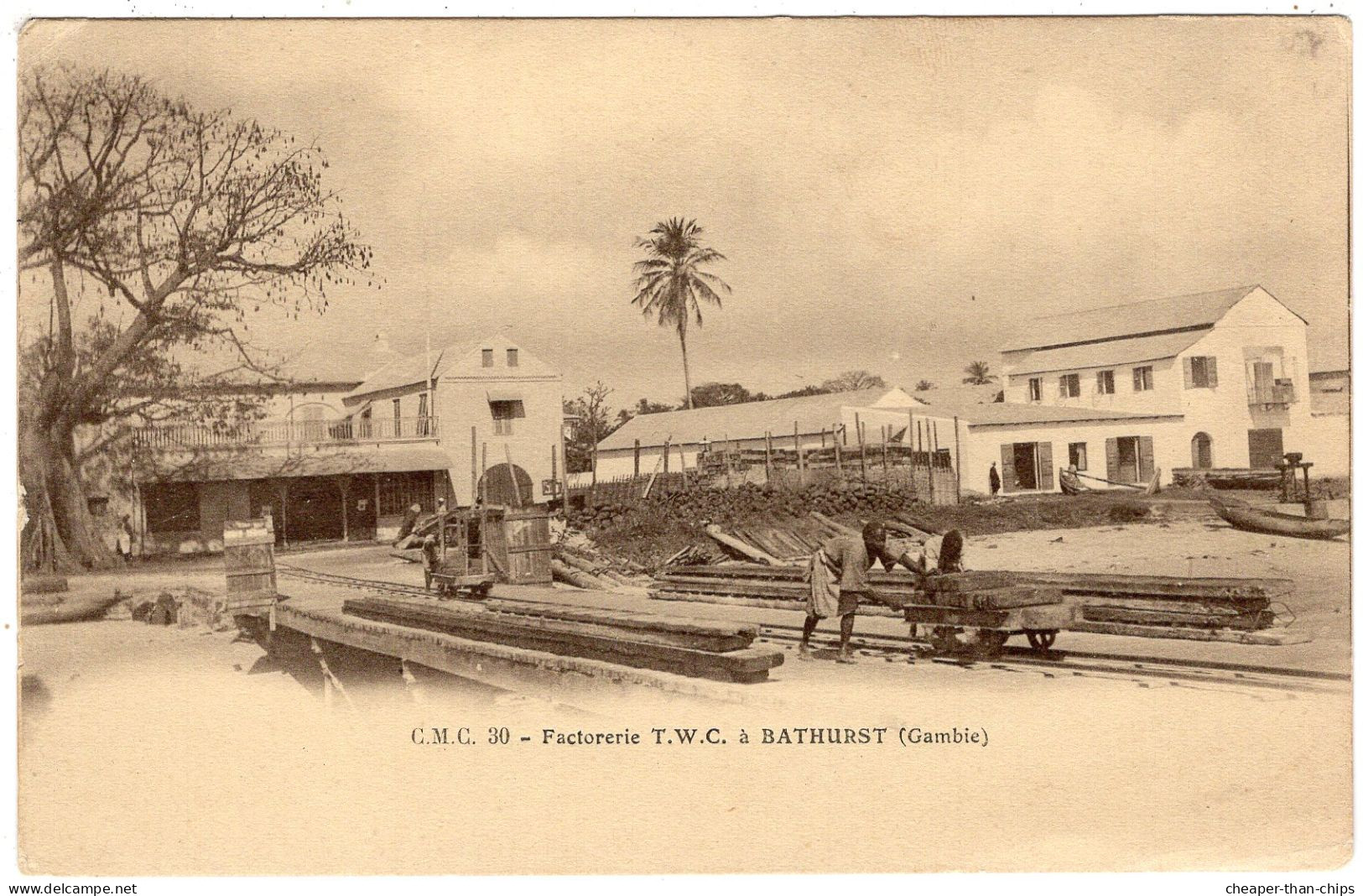 GAMBIA - BATHURST - Factorerie T.W.C. - C.M.C. 30 -1912 - Gambia