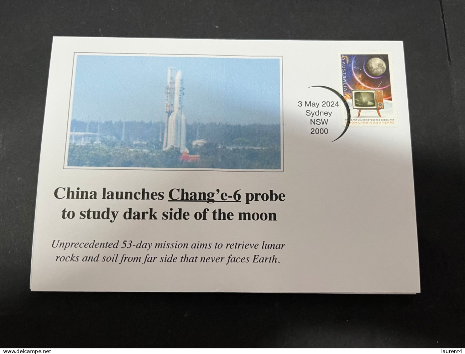 6-5-2024 (4 Z 17) Chan'e 6 Probe (China Space Agency) Launch A Probe To Retrieve Lunar Rocks And Soil - Altri & Non Classificati