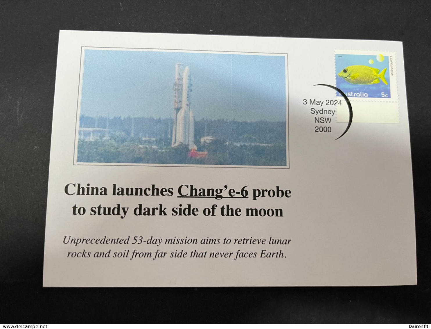 6-5-2024 (4 Z 17) Chan'e 6 Probe (China Space Agency) Launch A Probe To Retrieve Lunar Rocks And Soil - Andere & Zonder Classificatie