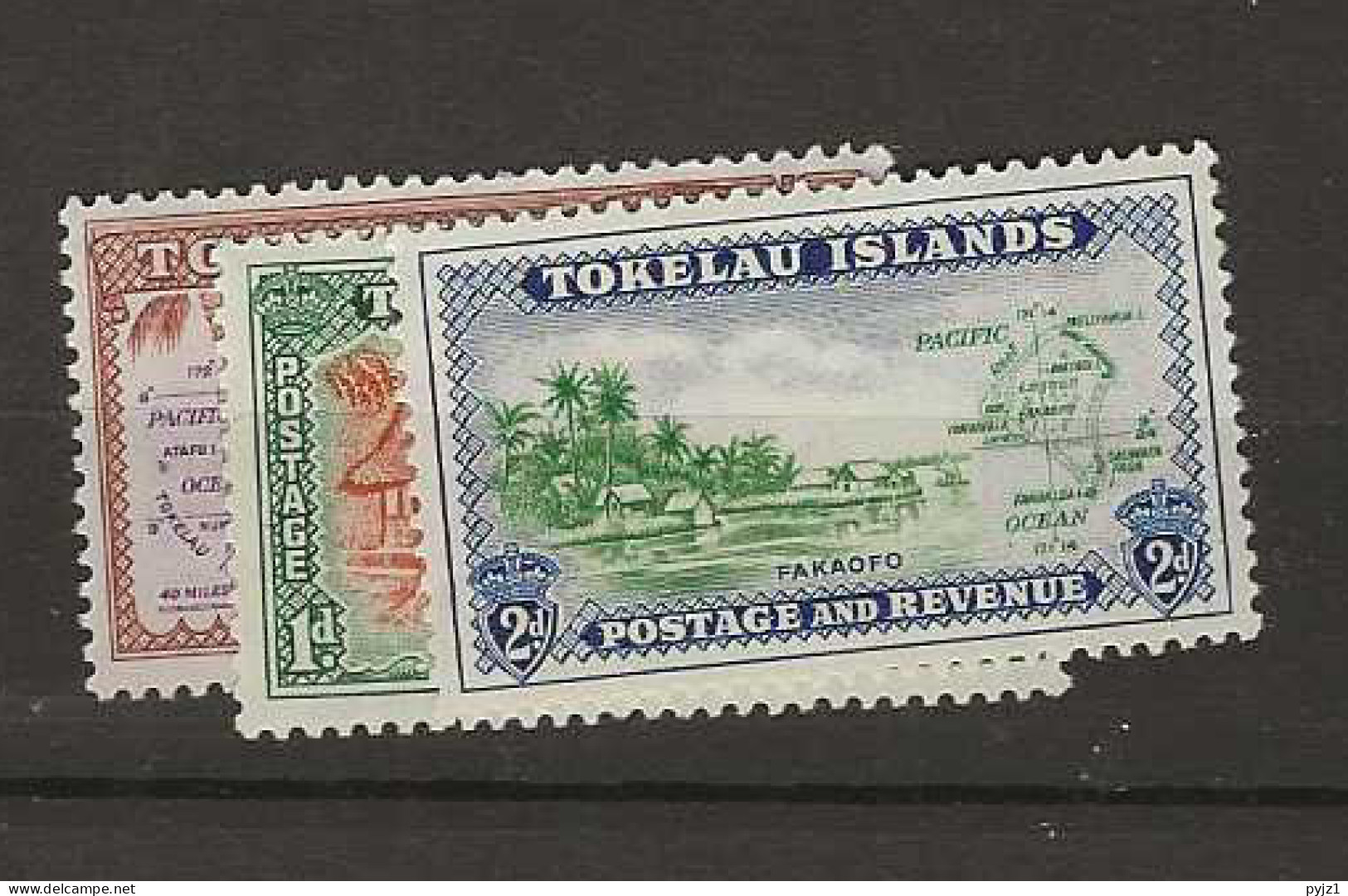 1948 MNH Tokelau Mi 1-3 Postfris** - Tokelau