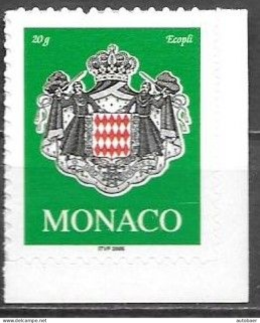 Monaco 2005 ITVF Coat Of Arms Armoiries Yvert 2502 Michel No. 2759 I Mint Postfrisch Neuf MNH ** - Ongebruikt