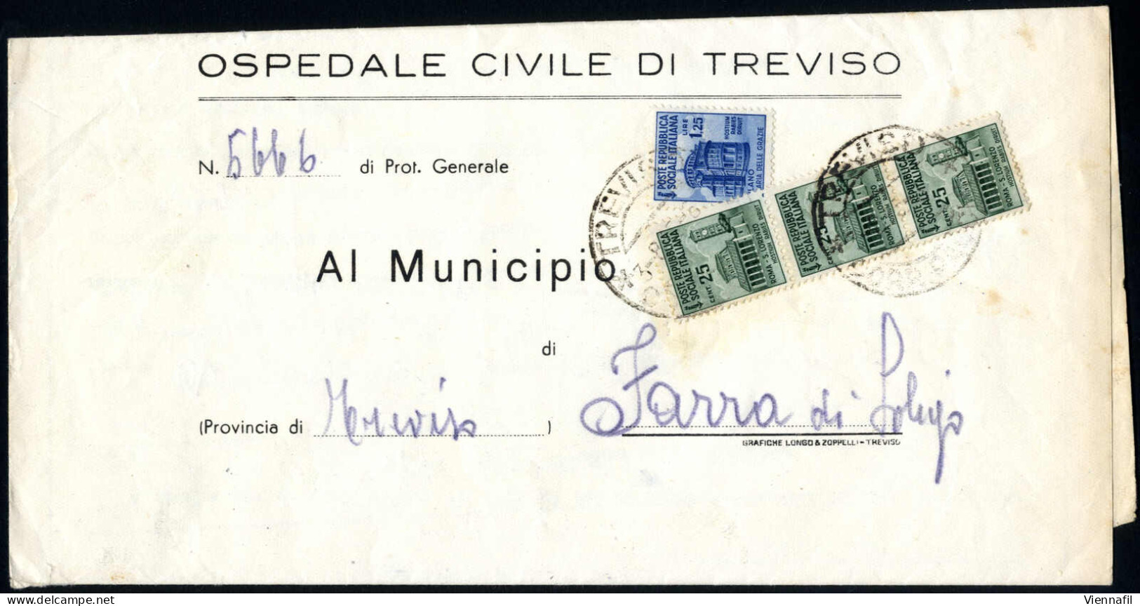 Cover 1945, Quattro Lettere (tre Raccomandate) Affrancate Per 2, 3, 4,80 Lire Con Vari Valori Dell'epoca, - Autres & Non Classés