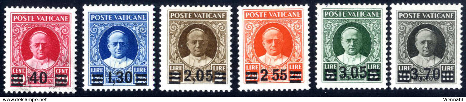 * 1934, Provvisoria, Serie Completa Nuova Della Prima Tiratura Con Gomma Originale E Traccia Di Linguella, Il Valore Da  - Otros & Sin Clasificación