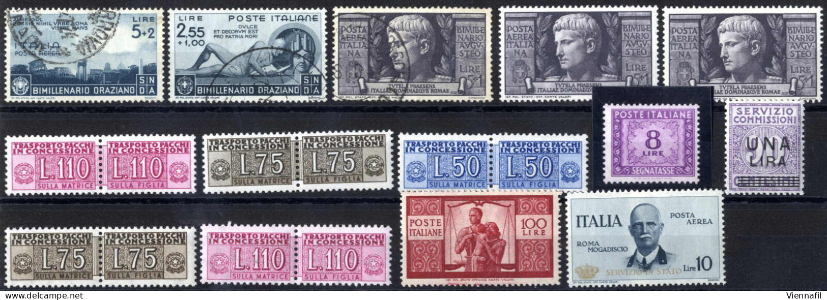 **/*/o Italia 1861/1980 Ca., Collezione Nuova E Usata In Tre Album Con Moltissime Serie Pregiate, Valore Di Catalogo Sec - Colecciones