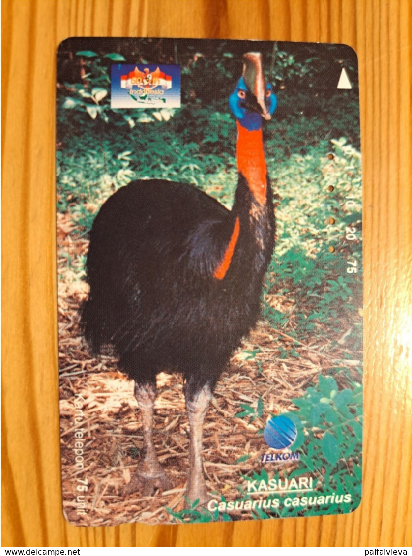 Phonecard Indonesia - Bird - Indonésie