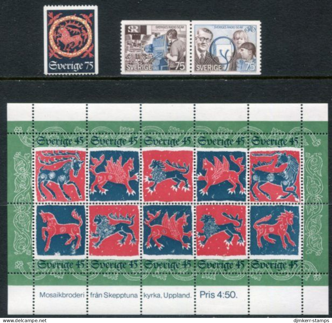 SWEDEN 1974 Issues Complete  MNH / **.  Michel 836-890, Blocks 2-6 - Nuovi