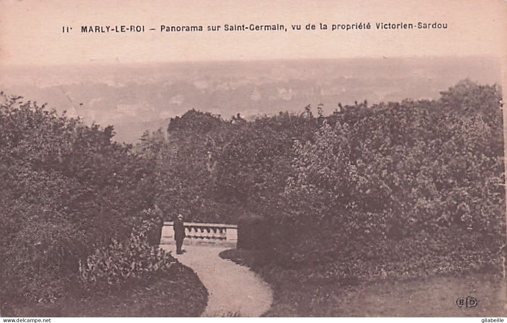 78 - MARLY Le ROI -  Panorama Sur Saint Germain Vu De La Propriété De Victorien Sardou - Marly Le Roi