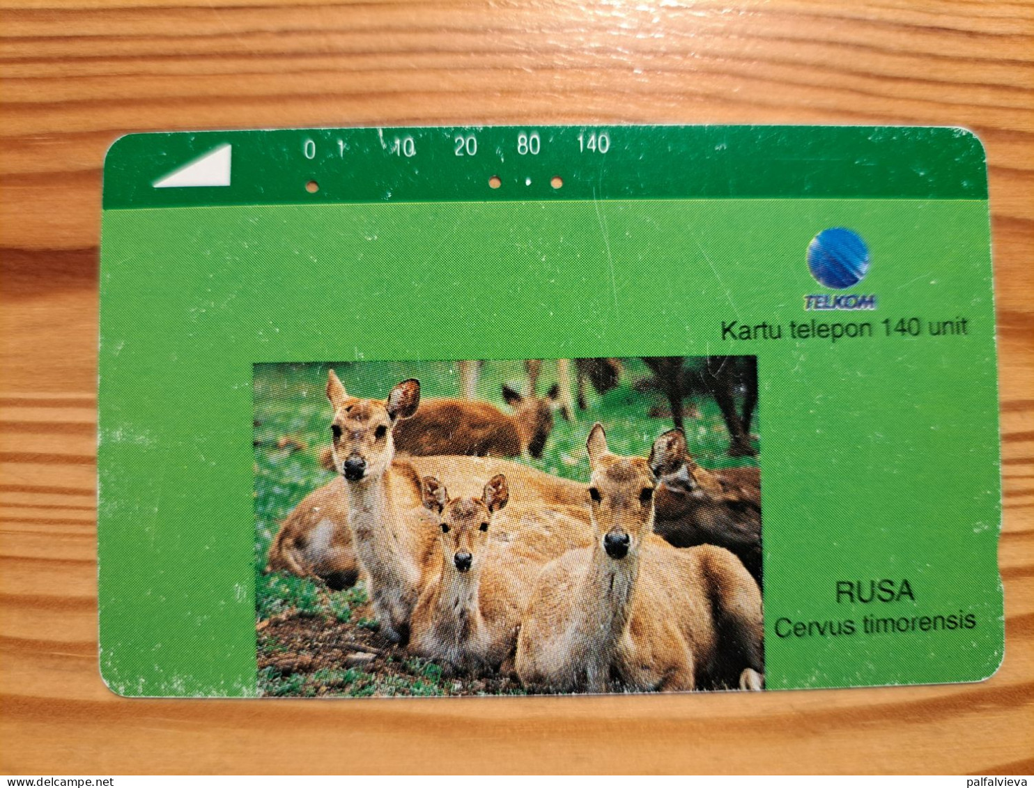 Phonecard Indonesia - Deer - Indonesië