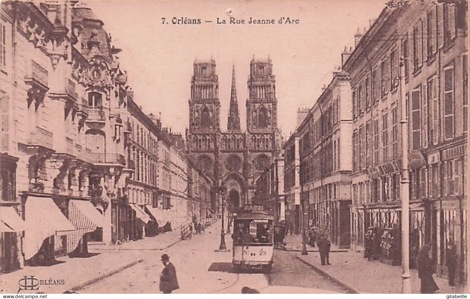 45 - ORLEANS - Rue Jeanne D'Arc - Tramway - Orleans