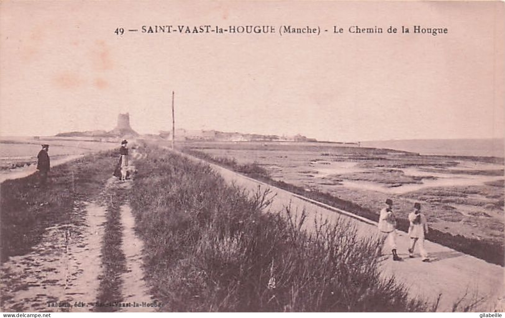 50 - SAINT VAAST La HOUGUE -  Le Chemin De La Hougue - Saint Vaast La Hougue
