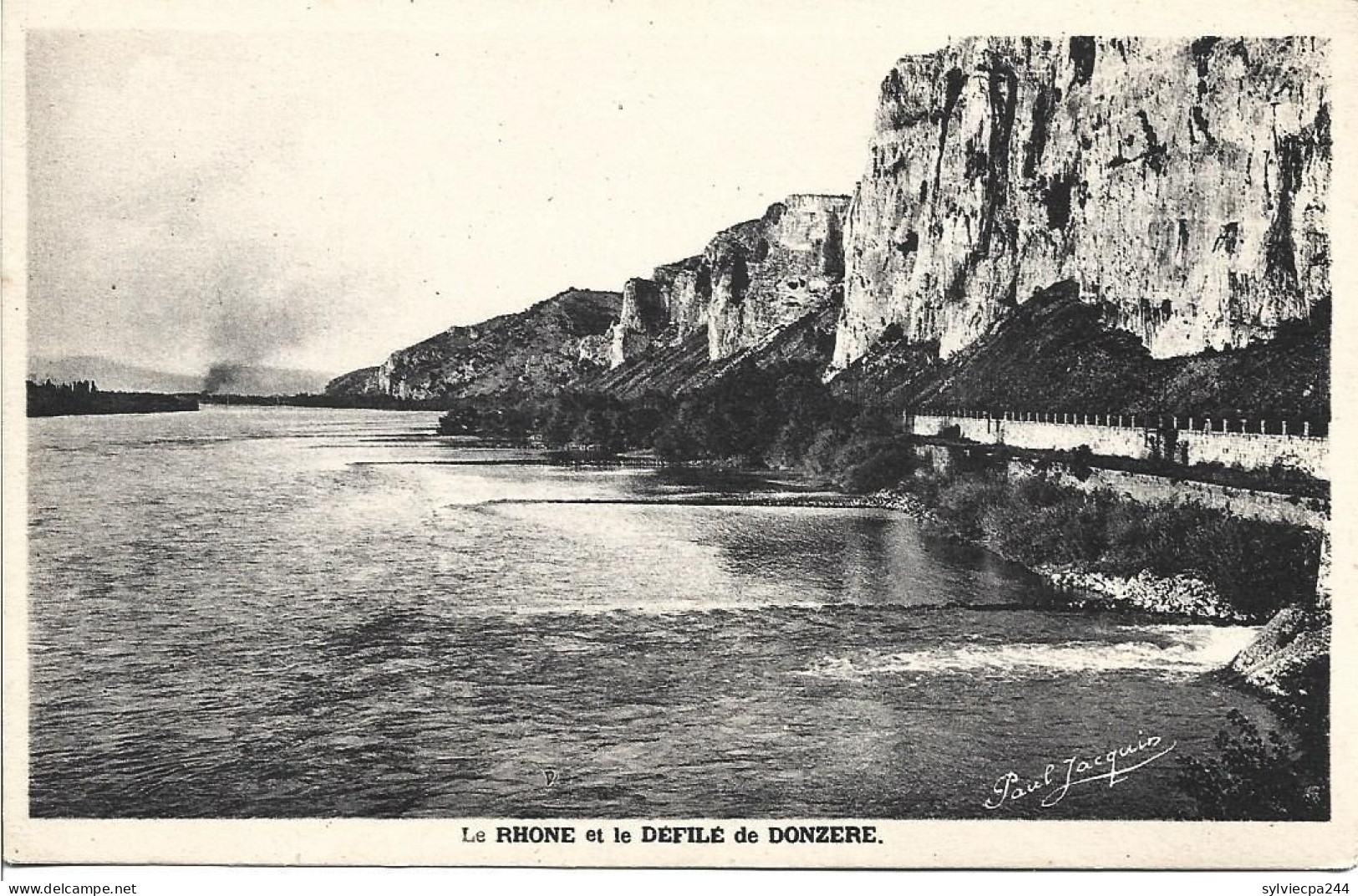 CPA 69 - LE RHONE ET LE DEFILE DE DONZERE - Other & Unclassified