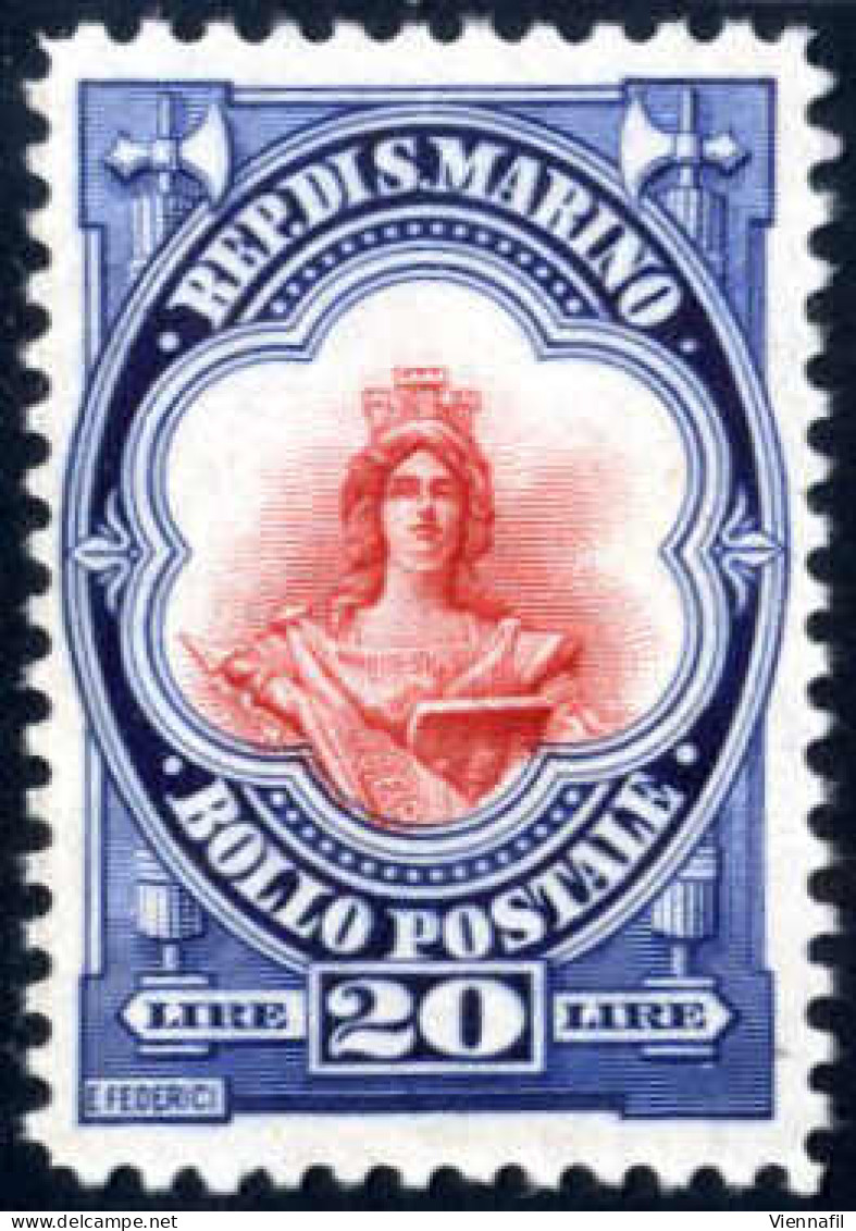 **/*/o 1900 Ca., Lotto Composta Da Alcune Serie E Valori Singolo Pregiati: Tra Cui Con Gomma Originale Integra Sass. 158 - Andere & Zonder Classificatie