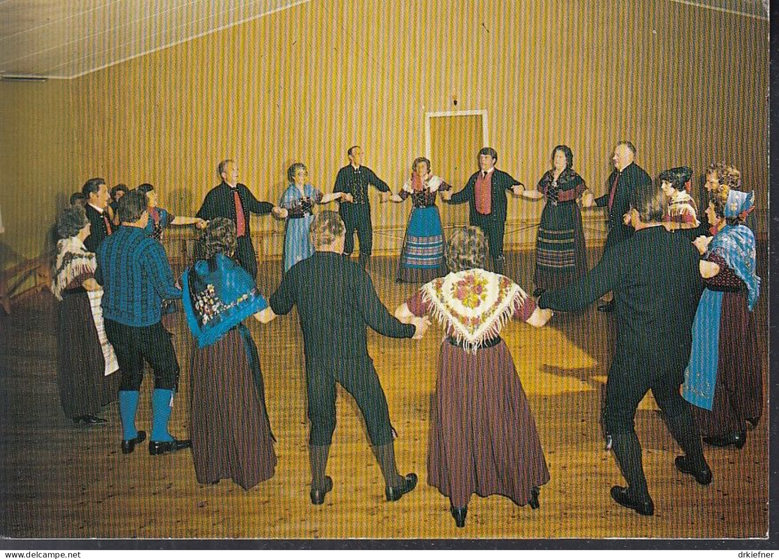 FÄRÖER 59-62, MiF, Auf AK: Tanz, Kolklore, 1981 - Faroe Islands