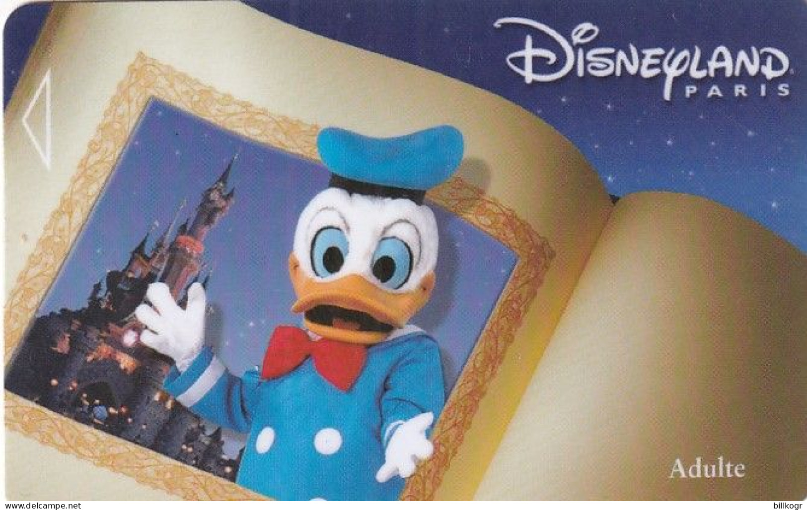 FRANCE - Donald Duck, Disneyland Paris Passport, Used - Disney-Pässe