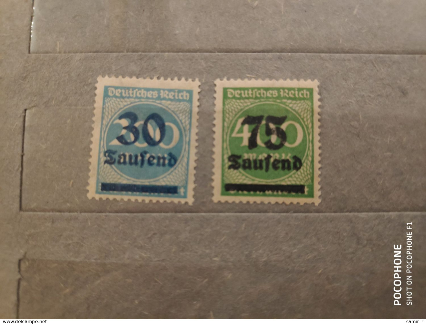 Germany	Reich Standard Stamps (F96) - Ongebruikt