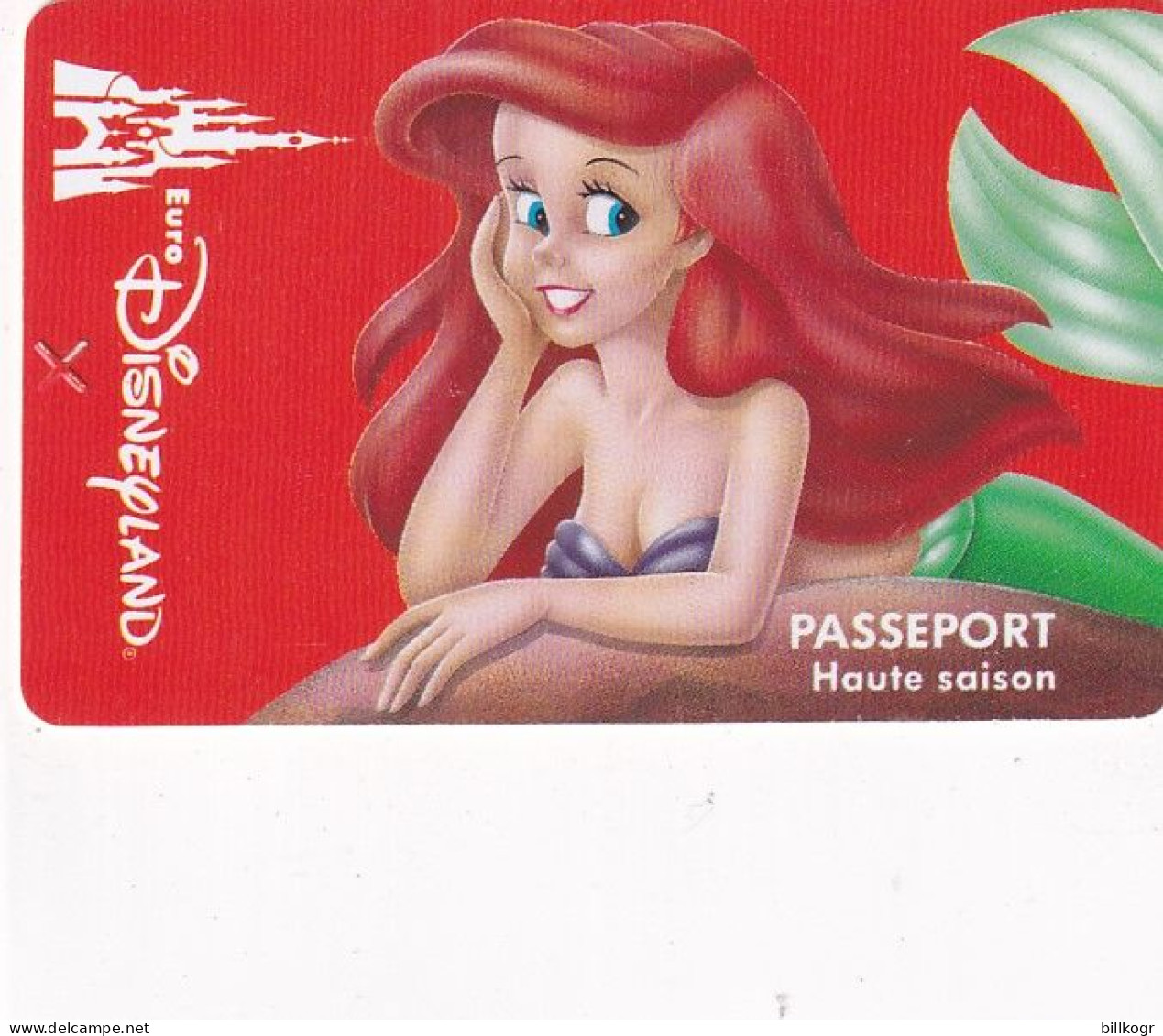 FRANCE - Serenita, Disneyland Paris Passport, Used - Disney-Pässe