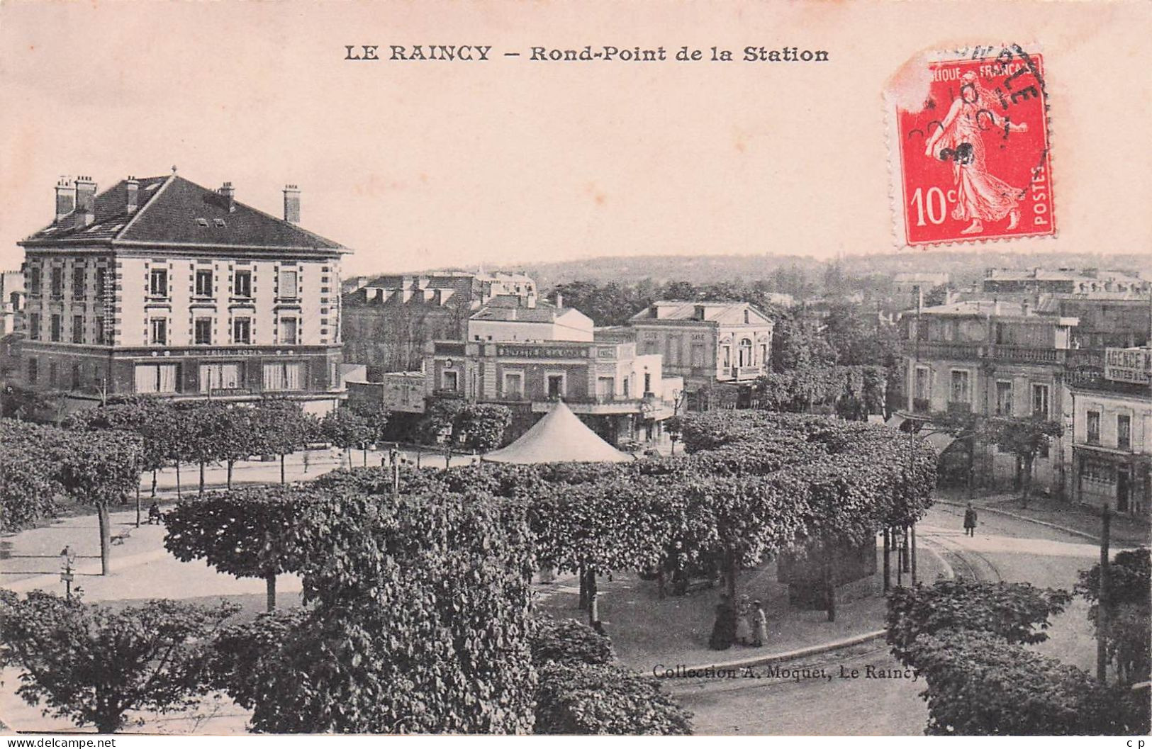 Le Raincy - Rond Point De La Station   -   CPA °J - Le Raincy