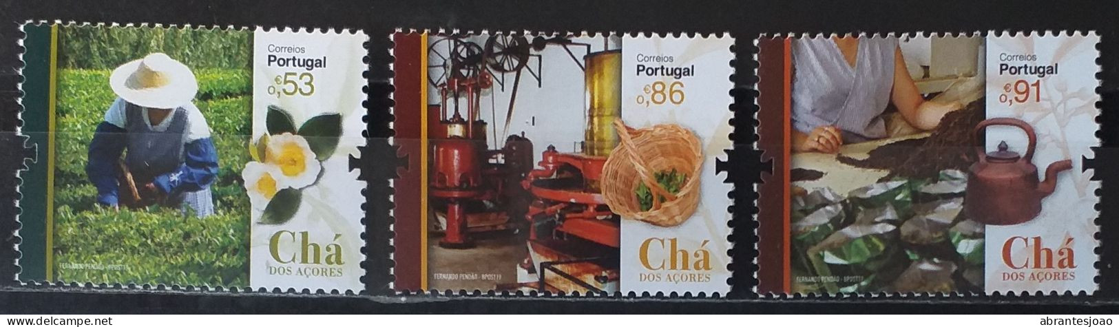 2019 - Portugal - MNH - The Tea From Azores - 3 Stamps - Unused Stamps