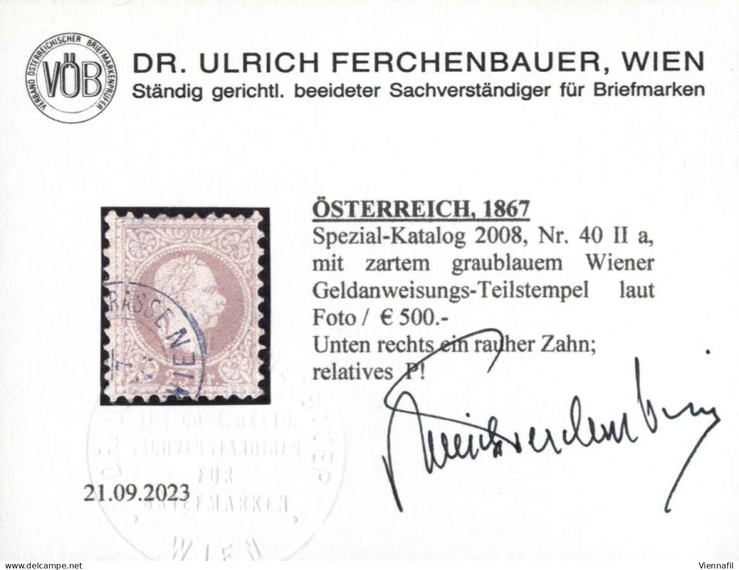 O/piece 1867/1874, Briefstück Frankiert Mit 15 Kr. Hellbraun Im Waagrechten Paar + Einzelstück, Alle Mit Grobem Druck Un - Altri & Non Classificati