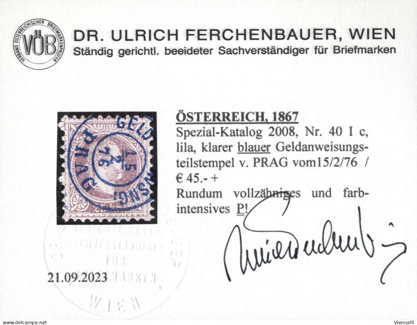 O/piece 1867/1874, Briefstück Frankiert Mit 15 Kr. Hellbraun Im Waagrechten Paar + Einzelstück, Alle Mit Grobem Druck Un - Andere & Zonder Classificatie