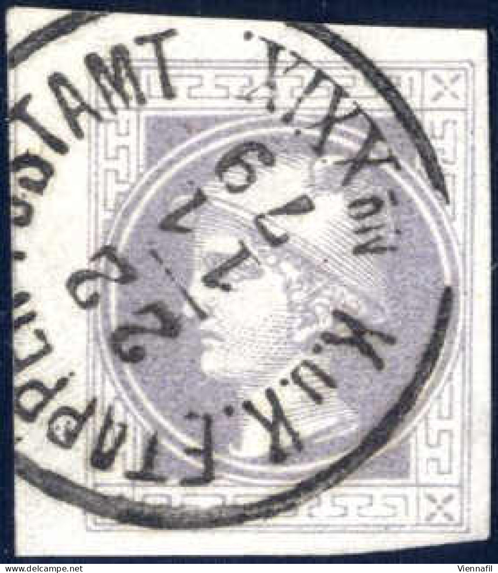 O 1879, Zeitungsmarke (1 Kr.) Graulila, Ringsum Gut Bis Breit Gerandet, Gestempelt Mit "K.u.K.ETAPPENPOSTAMT No. XXIX, 2 - Zeitungsmarken