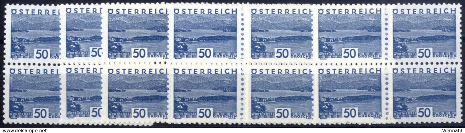 ** 1932, 50 Gr Blau Kleine Landschaft, 27 Stück, Postfrisch, ANK 541/ 1080.- - Sonstige & Ohne Zuordnung