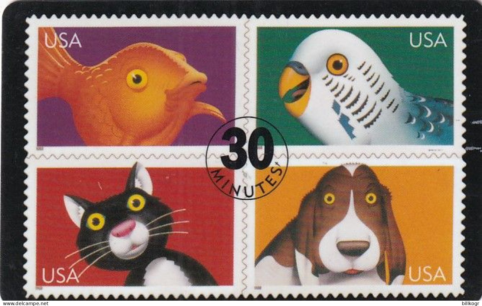 USA - Stamps, U.S.Postal Service/Smartalk Magnetic Recharge Card 30 Min, Exp.date 31/05/00, Used - Altri & Non Classificati