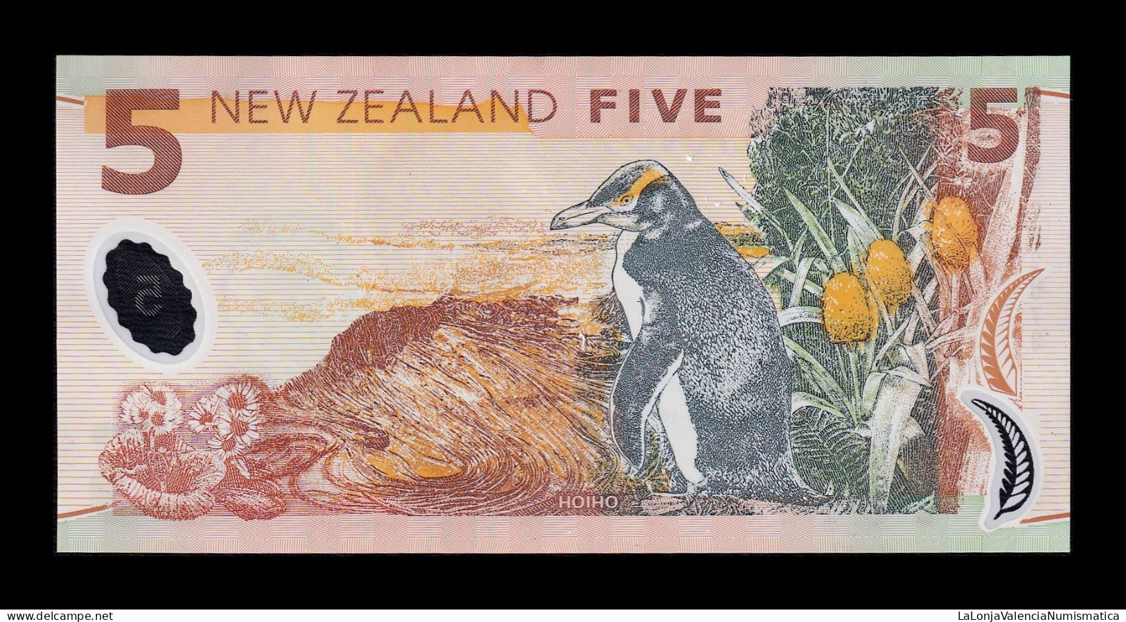 Nueva Zelanda New Zealand 5 Dollars 2005 Pick 185b(3) Polymer Sc Unc - Nueva Zelandía