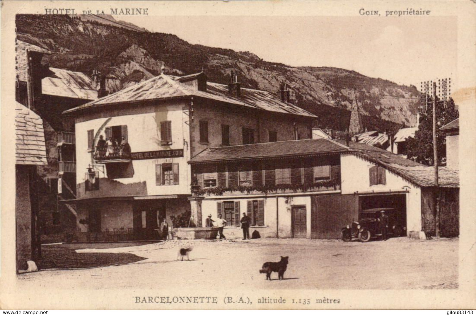 Alpes De Haute Provence, Barcelonnette, Hotel De La Marine - Barcelonnetta