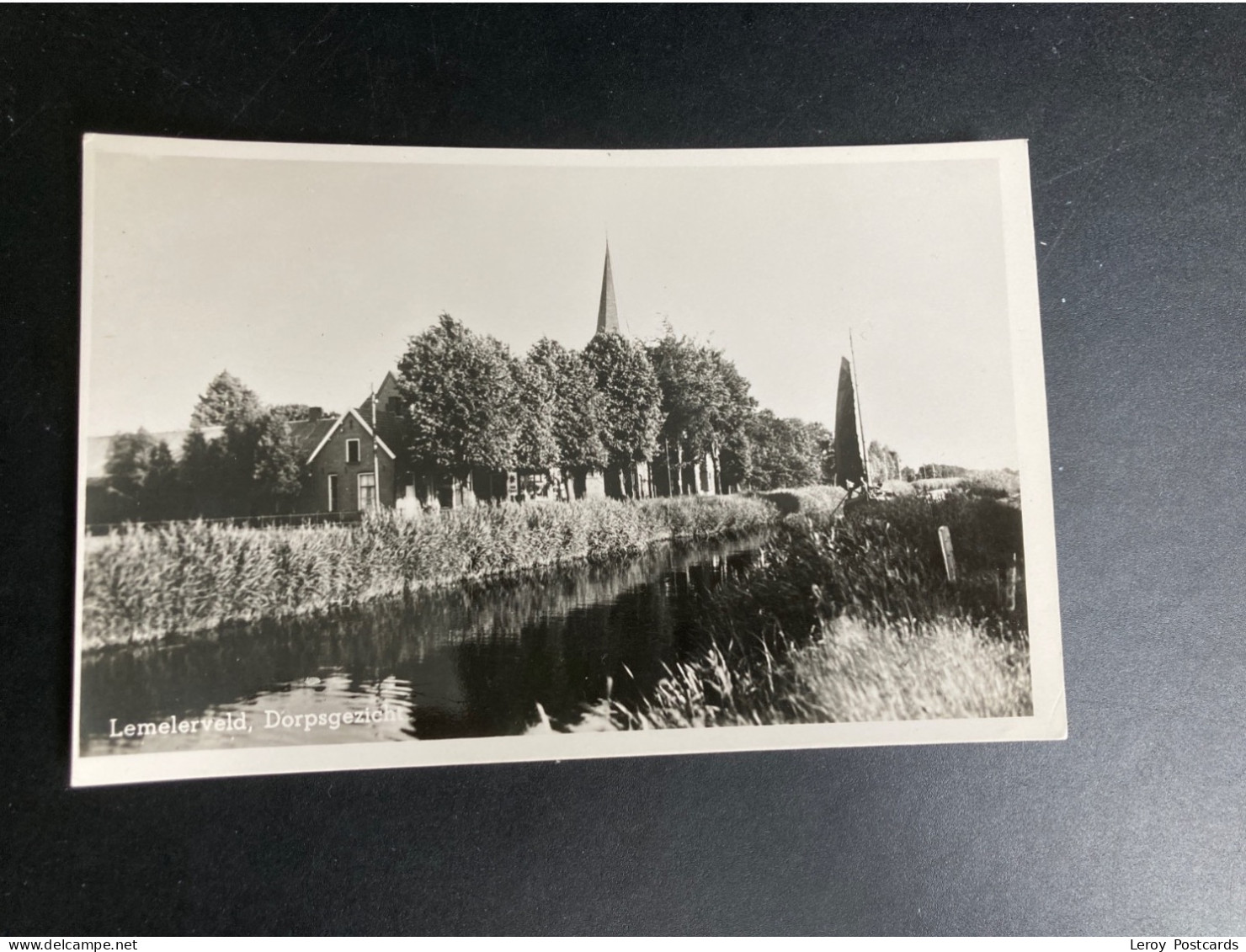 A653 Lemelerveld Dorpsgezicht Met Kanaal 1949 - Andere & Zonder Classificatie