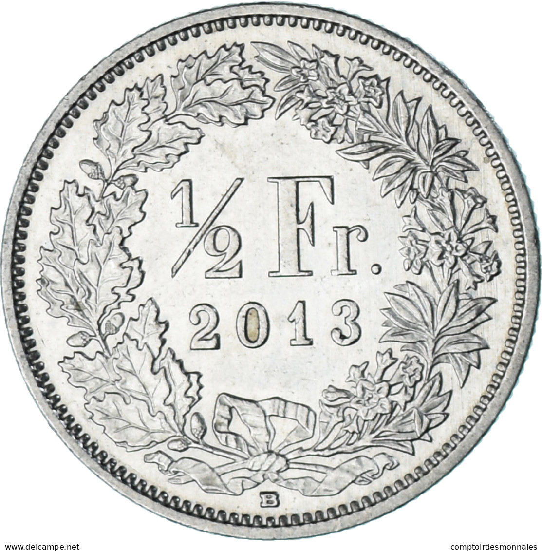 Monnaie, Suisse, 1/2 Franc, 2013 - Otros & Sin Clasificación