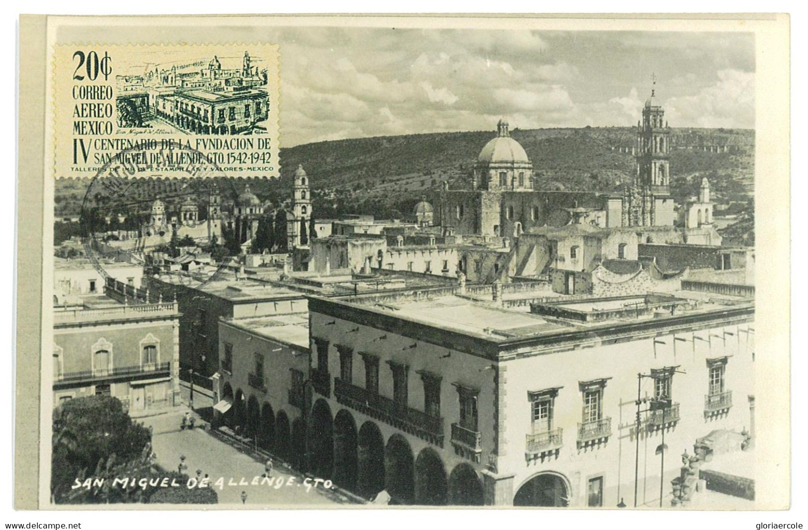 P3053 - MAXI CARD, MEXICO SAN MIGUEL ALLENDE GUANAJUATO 30.3.1943 - Messico