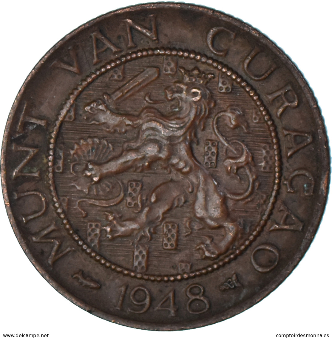 Monnaie, Curaçao, 2-1/2 Cents, 1948 - Curaçao