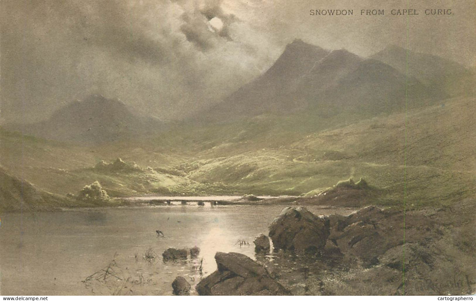 Wales Snowdon From Capel Curig - Autres & Non Classés