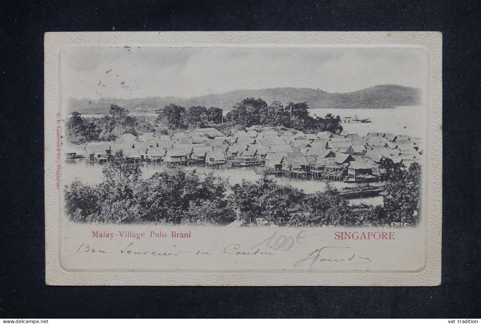 CHINE - Type Dragon Sur Carte Postale ( Singapore ) Pour La France En 1905 - L 152374 - Cartas & Documentos