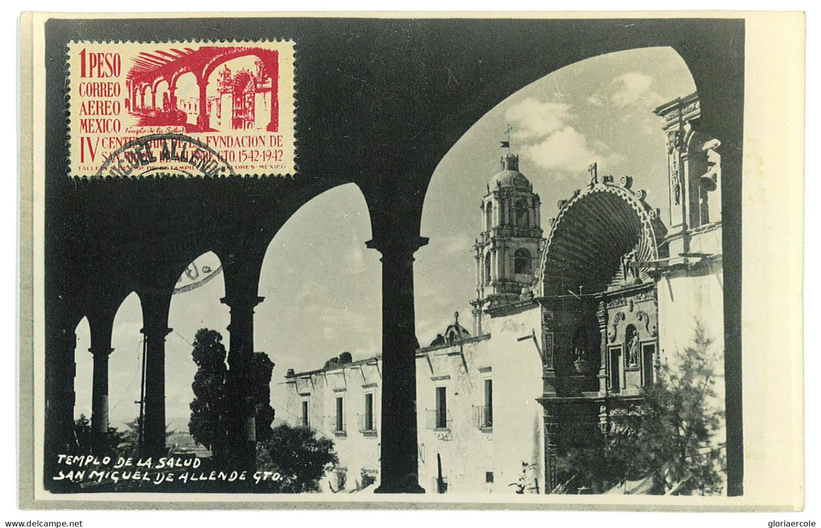 P3055 - MAXI CARD, MEXICO SAN MIGUEL ALLENDE GUANAJUATO 30.3.1943 - Mexique