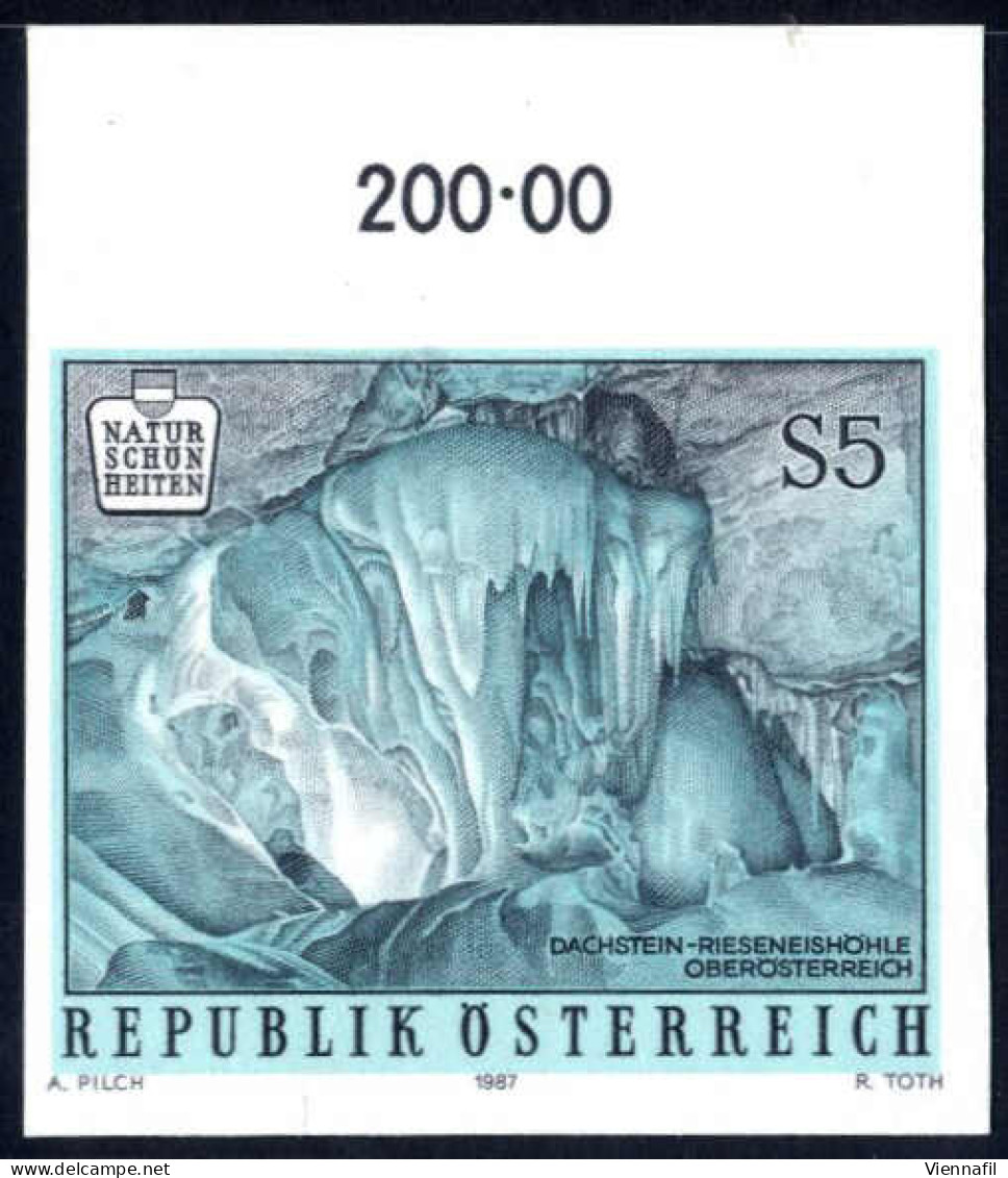 ** 1987, Dachstein Rieseneishöhlen, 5 S Vom Oberrand, Ungezähnt Postfrisch, ANK 1918 U - Altri & Non Classificati
