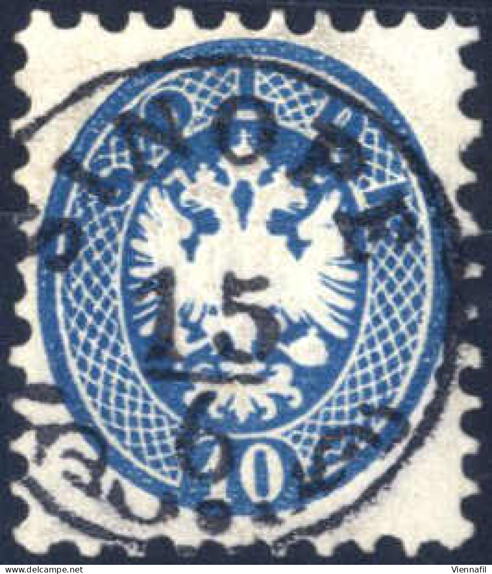 O SINOPE, Einkreisstempel Auf 10 Soldi Blau, Kat. Nr. LV 22, Müller 150 Pkt - Other & Unclassified